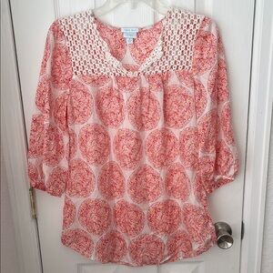 Target x Calypso St. Barth Patterned Blouse - 100% silk